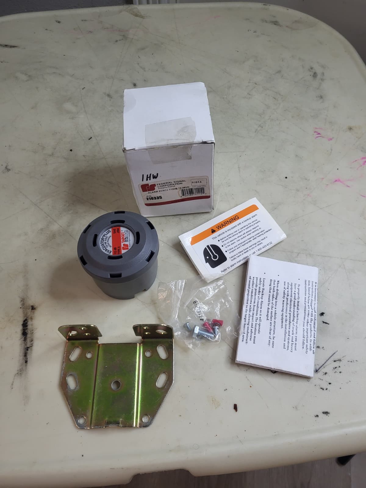 FEDERAL SIGNAL ALARM EVACUATOR 210335 + 112dB 12-48VD