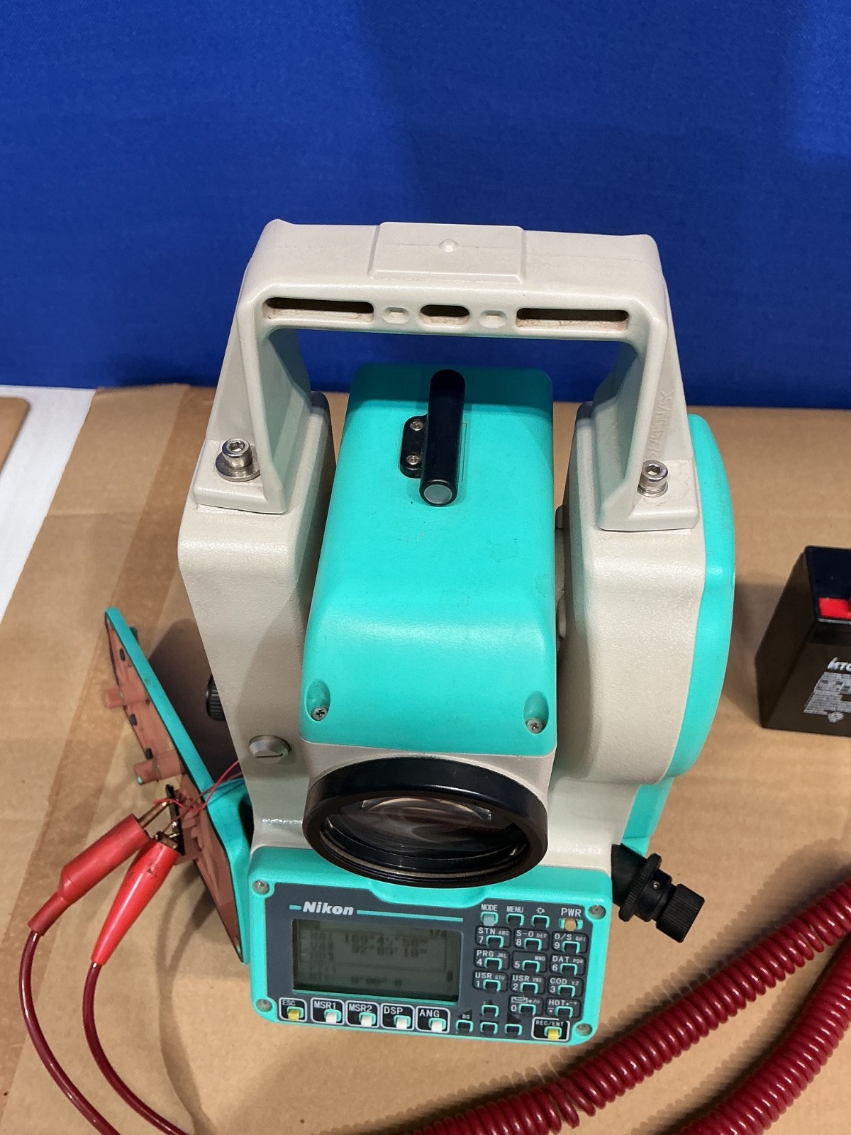 Clean Nikon DTM-322 Total Station Powers Up Error Message *READ*