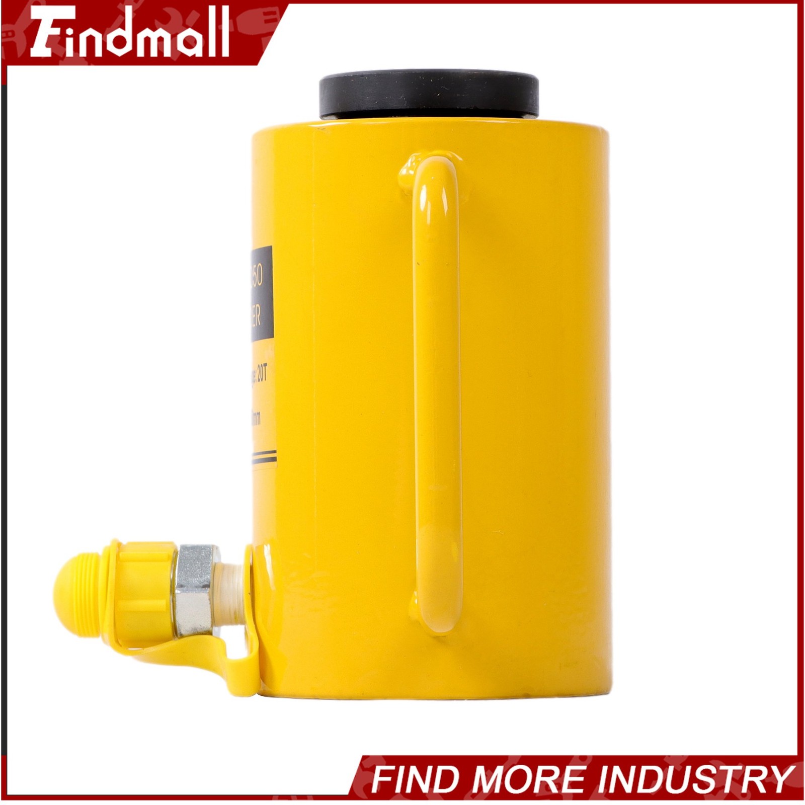 Findmall 20 Ton Capacity Hollow Hydraulic Cylinder 2″ 50mm Stroke Single Acting
