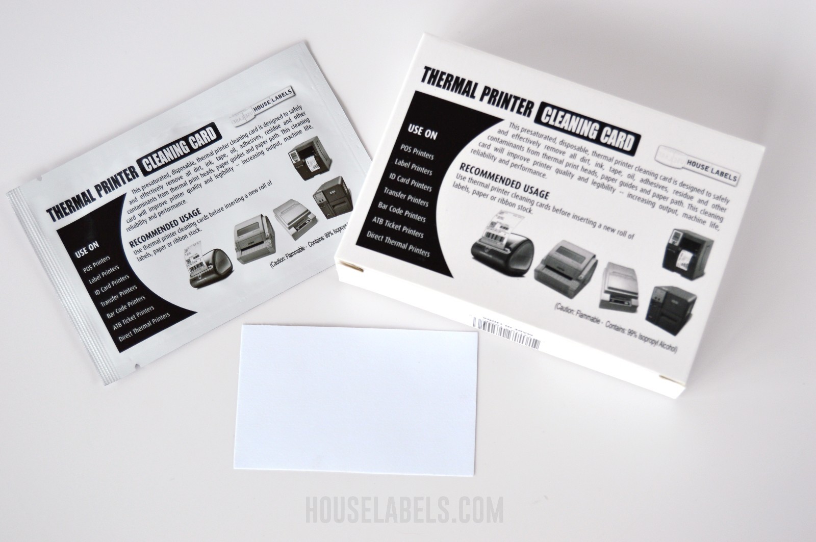 Non-OEM Fits BROTHER DK-2223 – CLEANING CARDS (2.1″ x 3.5″) – (25) Cards