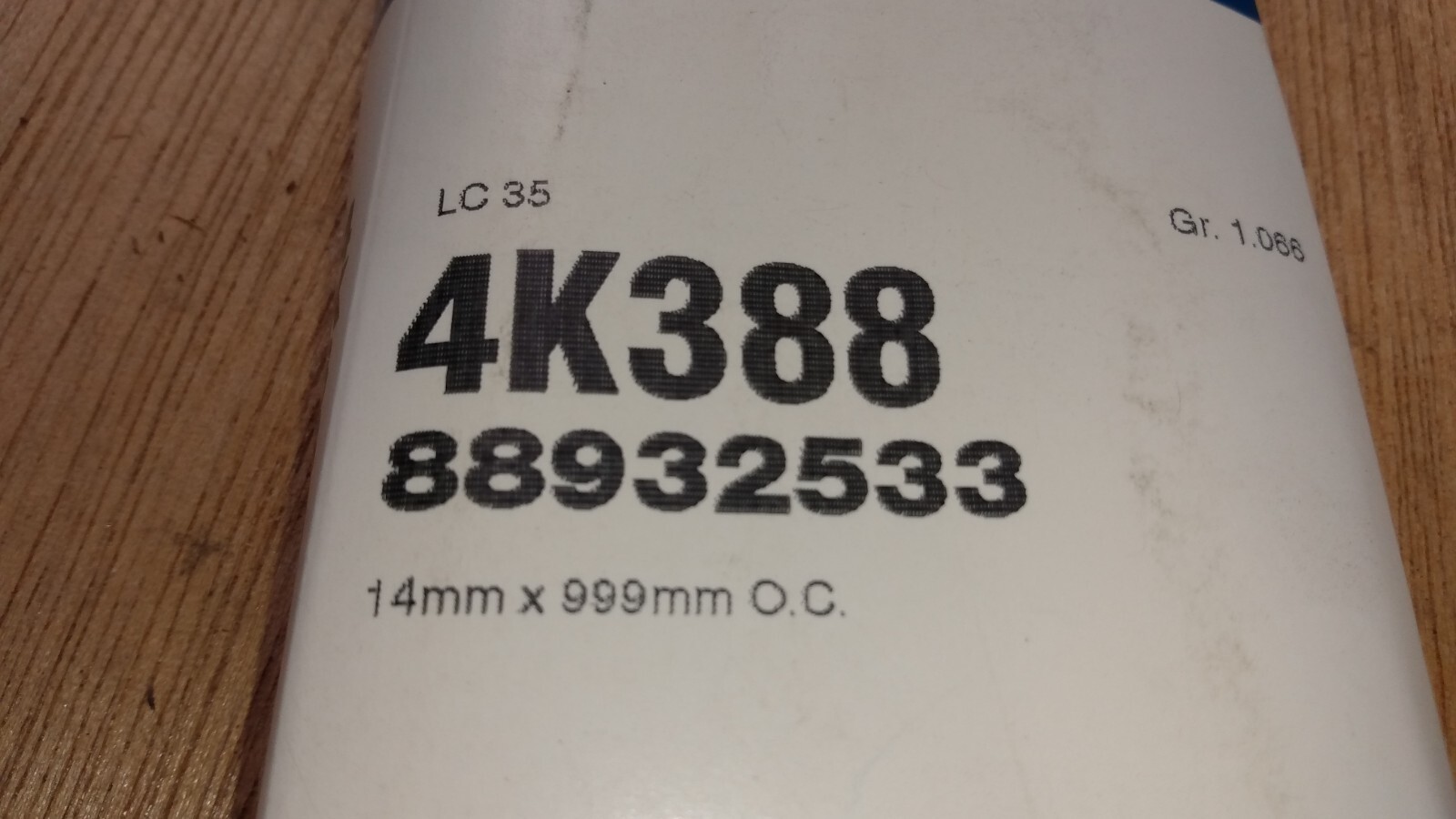 AC DELCO 4K388 Replacement Belt ( ref: 5040388 , 25-040388, 25040388 )