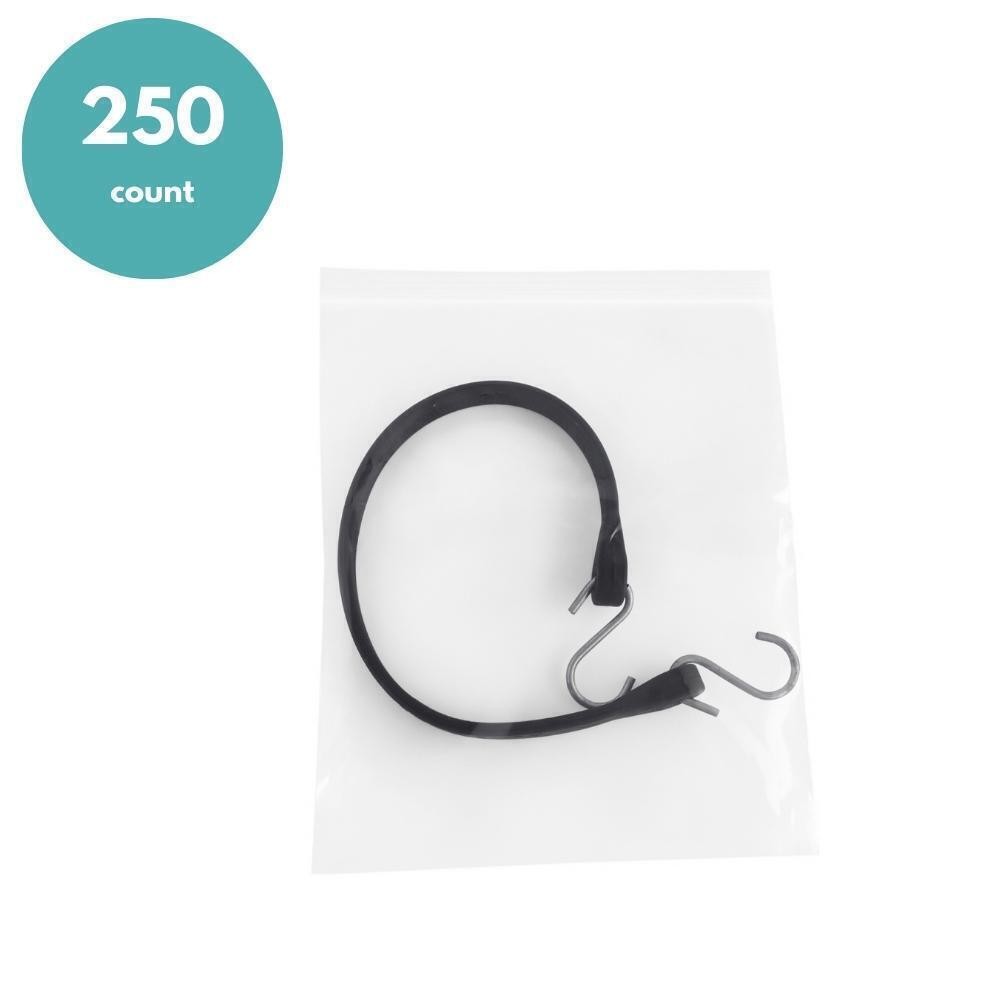 250 Pcs 12″ x 15″ Zipper Bags Clear 6 Mil Reclosable Zip Seal Jewelry Polybag