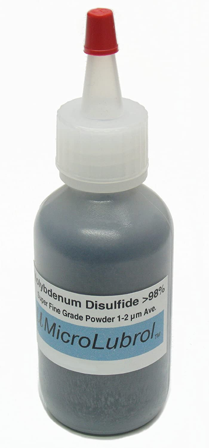 2 oz 57g MICROLUBROL MOLYBDENUM DISULFIDE Moly MoS2 Powder SUPER FINE 1-2 micron