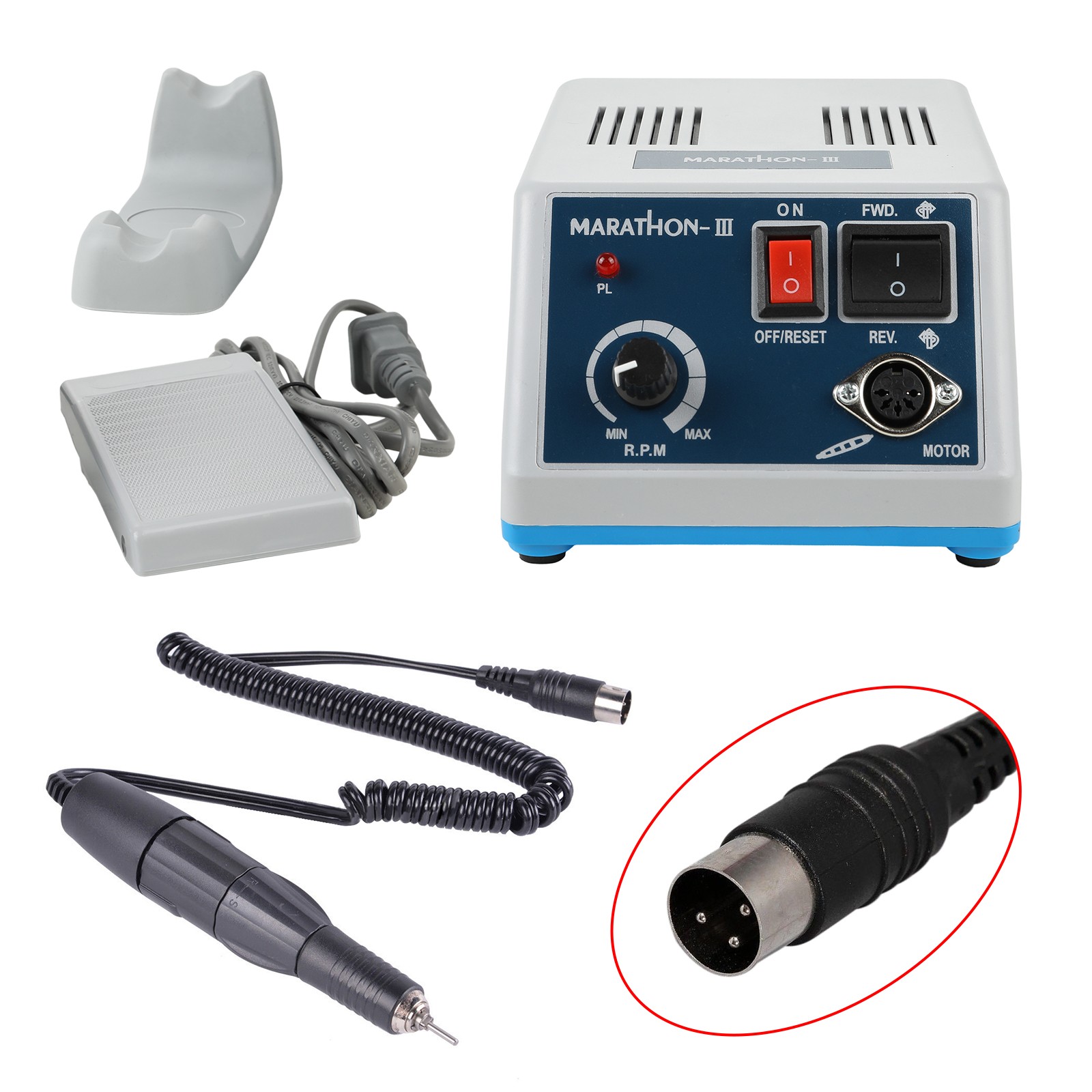 Lab Marathon III Micromotor Micro Motor Polisher N3 + 35,000 RPM Handpiece