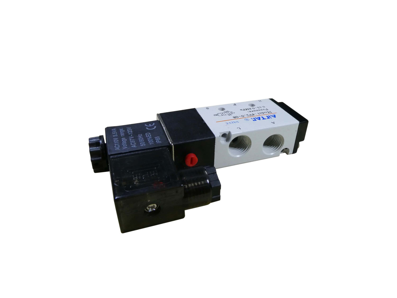 4V210-08 5 Way 2 Position Solenoid Pneumatic Air Valve 1/4″ BSPT 110V Double 120