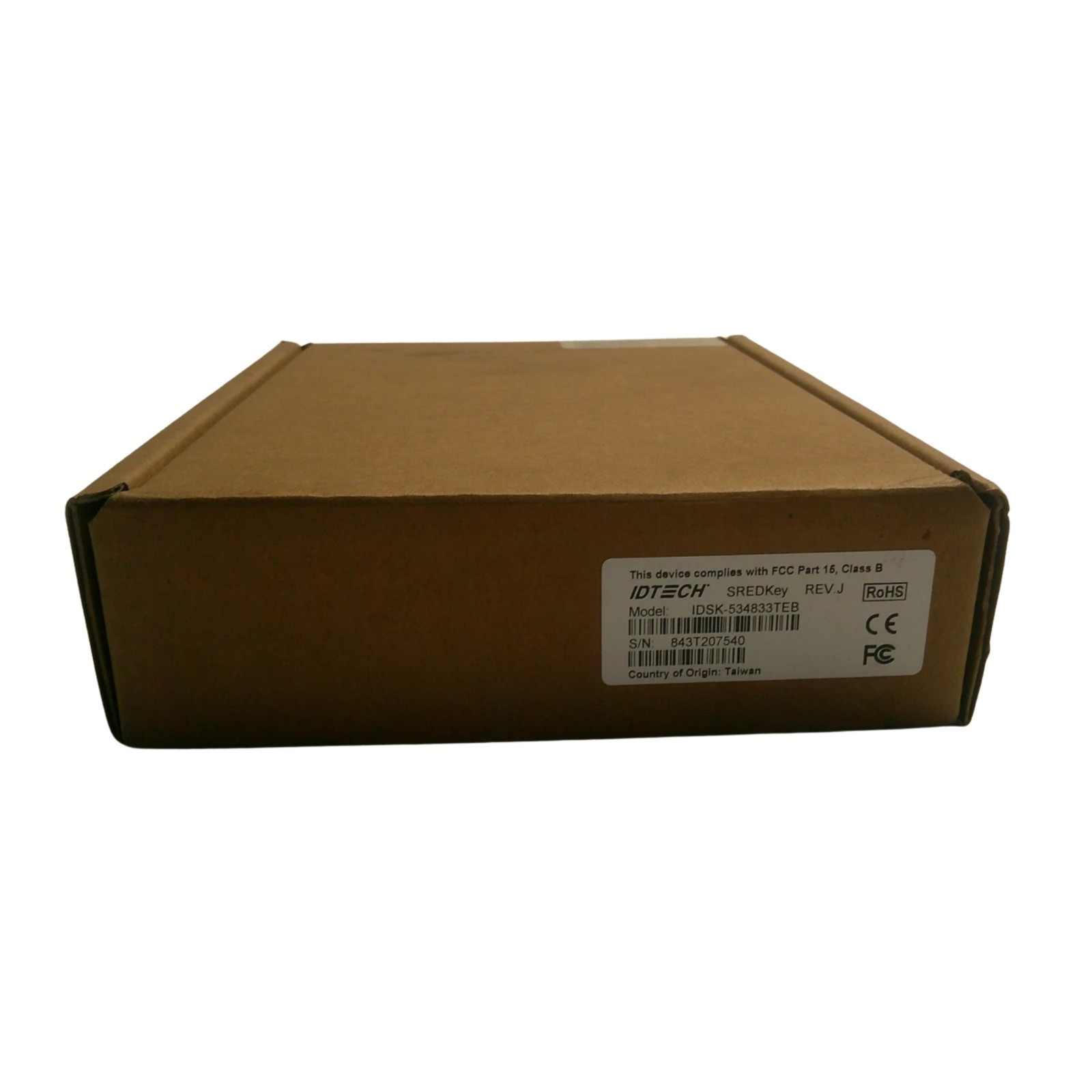 ID Tech, SREDKey, Key Pad & Magnetic Stripe Reader – Black, IDSK-534833TEB