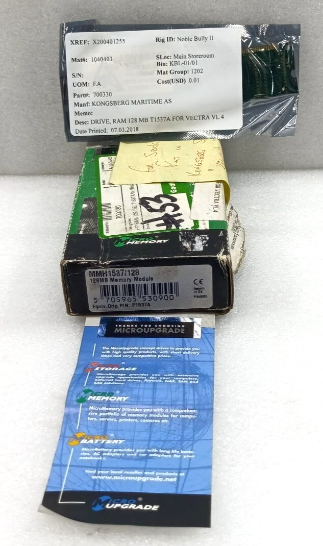 MICRO MEMORY MMH1537/128 128MB MEMORY CARD NEW FAST SHIPPING