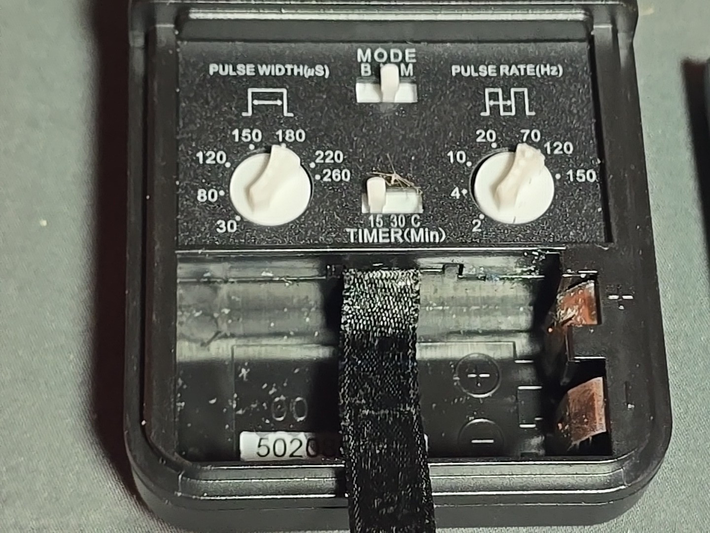 Roscoe TENS 3000 2-Channel Handheld Unit with Leads Untested