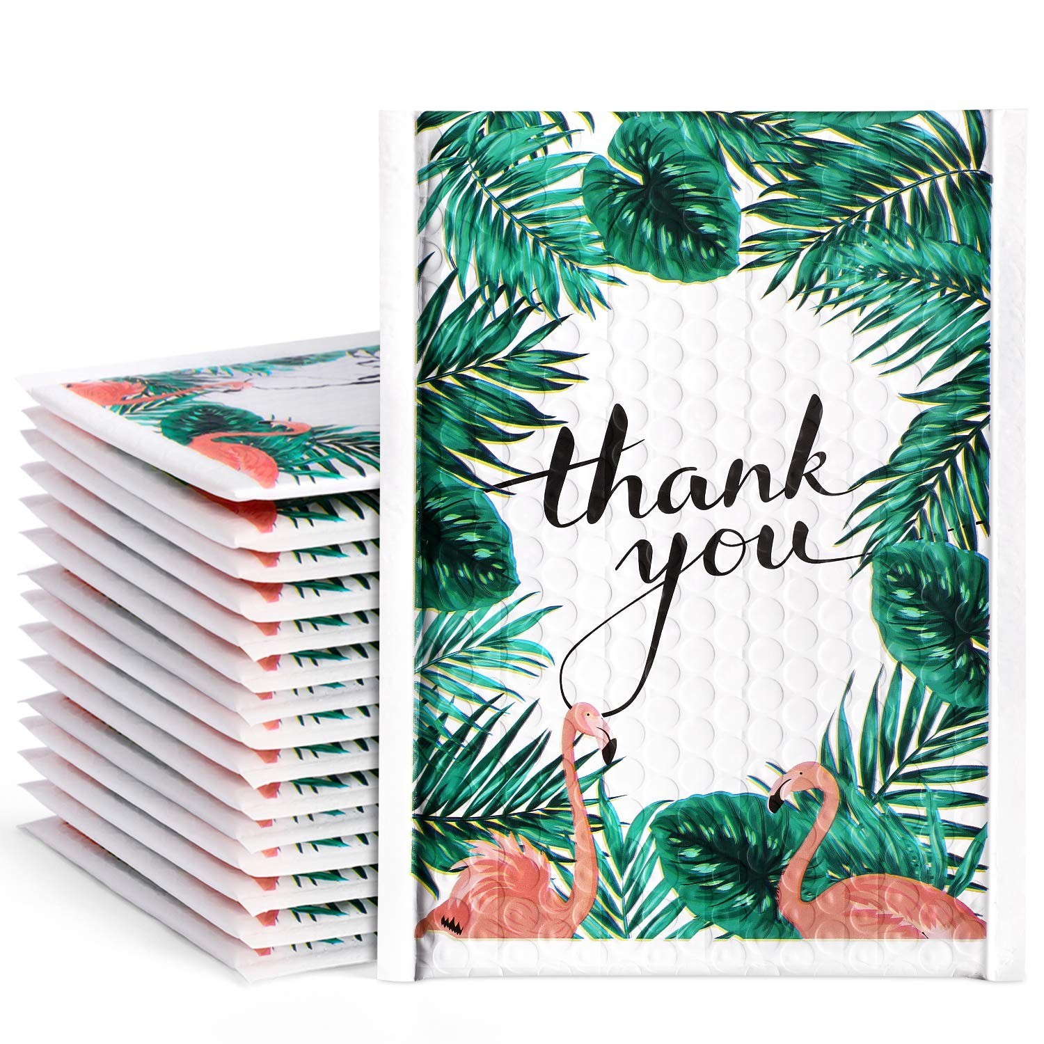 6X10 Inches Poly Bubble Mailers Boutique Custom Thank You Padded Envelopes 25pcs