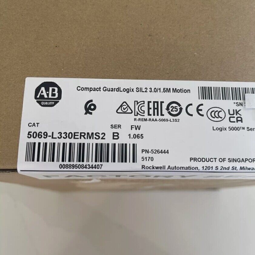 New Sealed AB 5069-L330ERMS2 Safety Controller Free Shipping