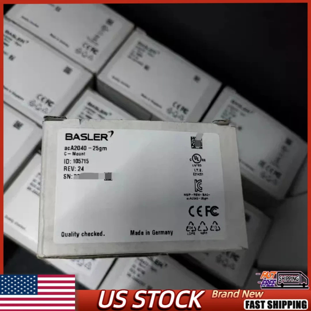 acA2040-25GM New Sealed Industrial Camera Basler In Box Free Delivery