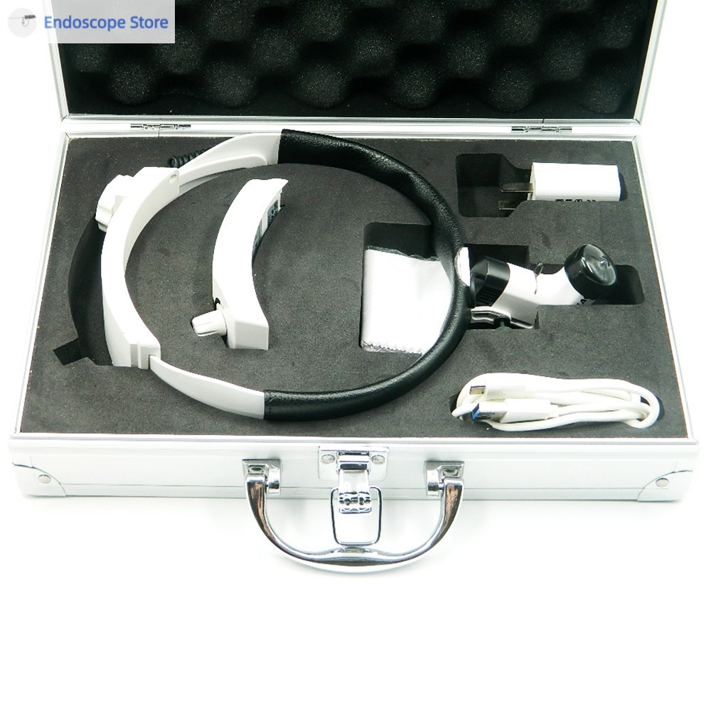 Medical Ultralight LED Wireless Adjust Surgery Examination Head Light Lamp ENT