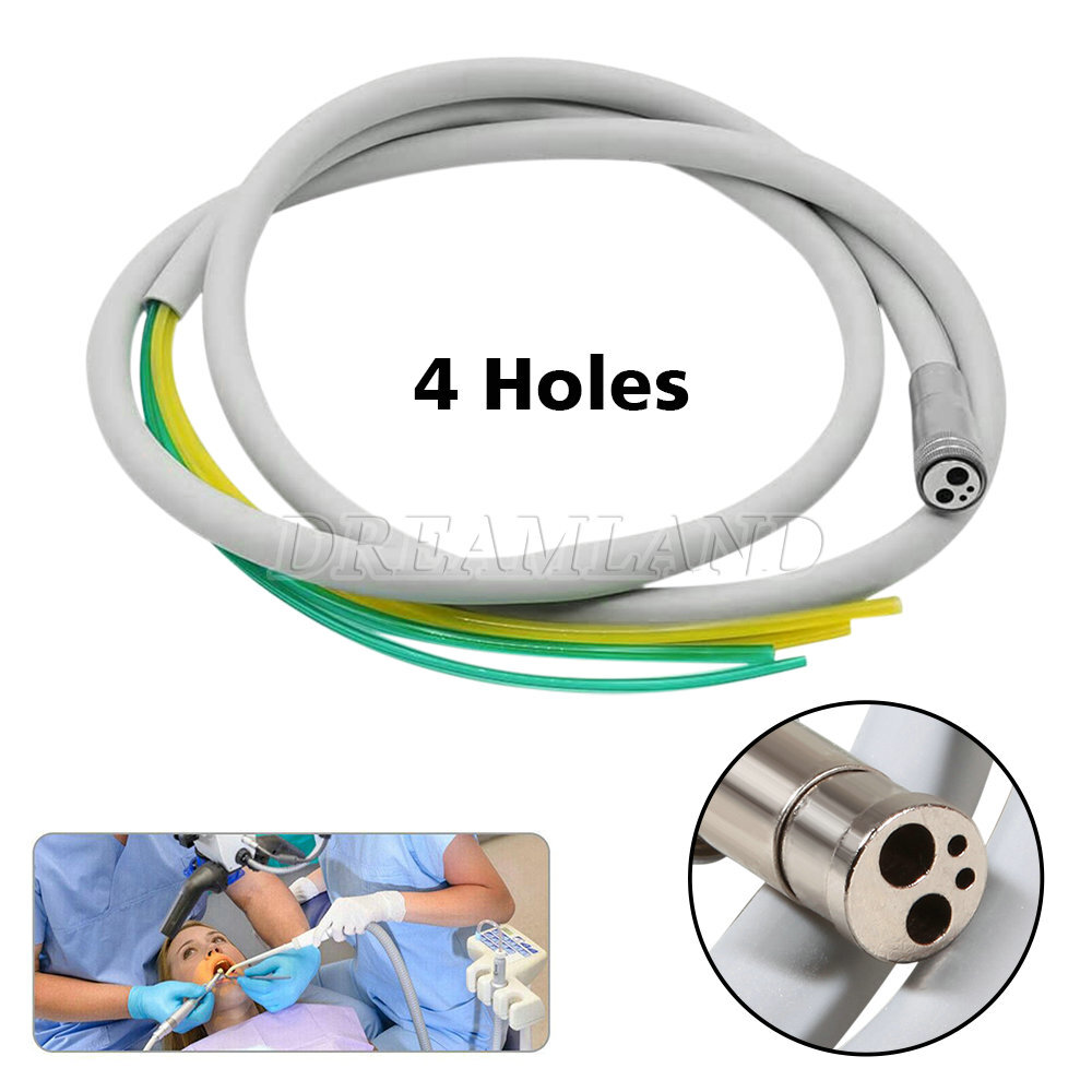 Dental Air Turbine Handpiece Tubing Hose Fiber Optic 6 Hole 4 Hole Borden 2 Hole