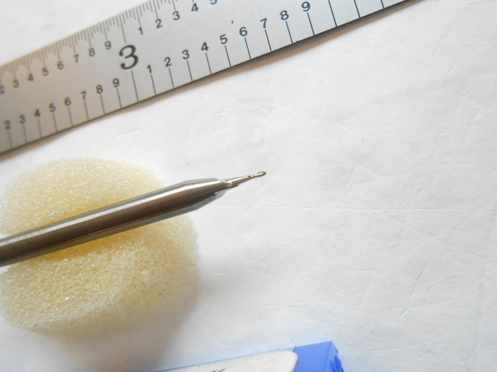 NEW ROBB JACK USA .020″ DIA. x .060″ LOC x 1-1/2″ L 2FL CC CARBIDE BALL END MILL