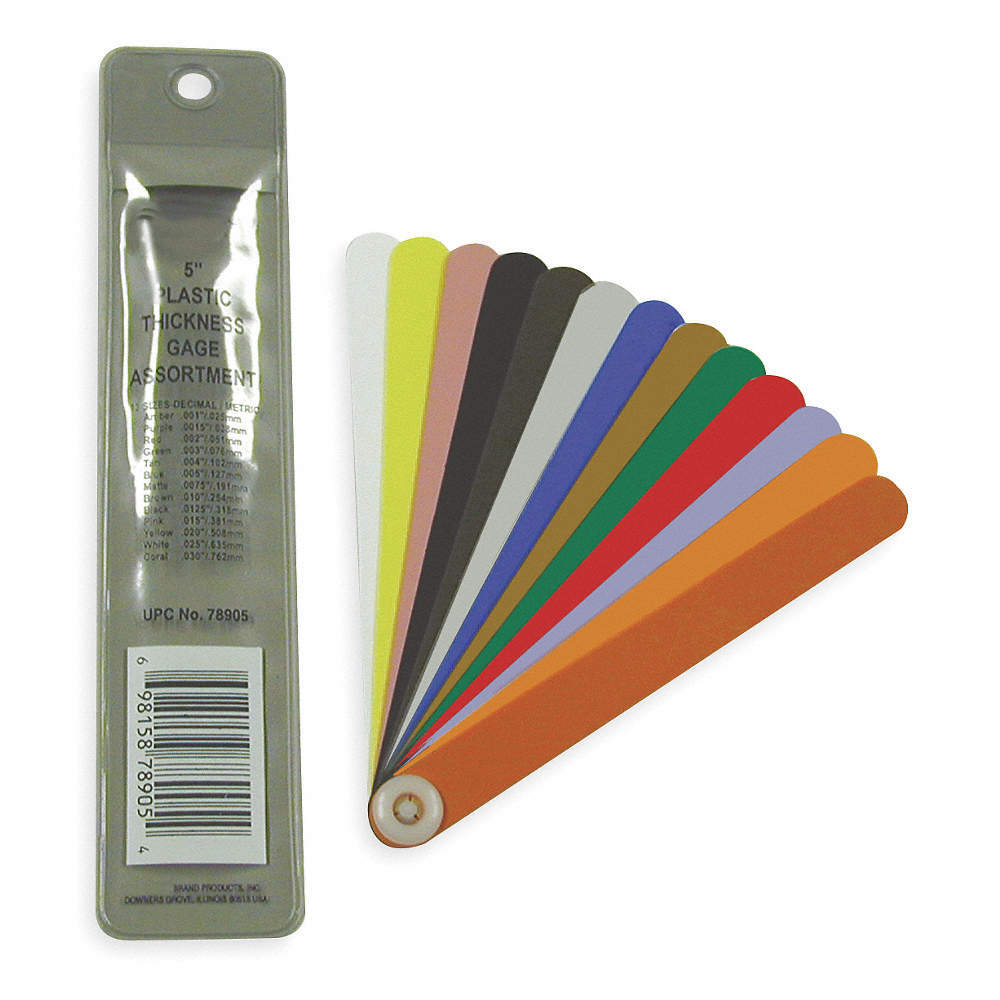 PRECISION BRAND 78905 Feeler Gauge Set,Dimension Type «/Metric 5XU53