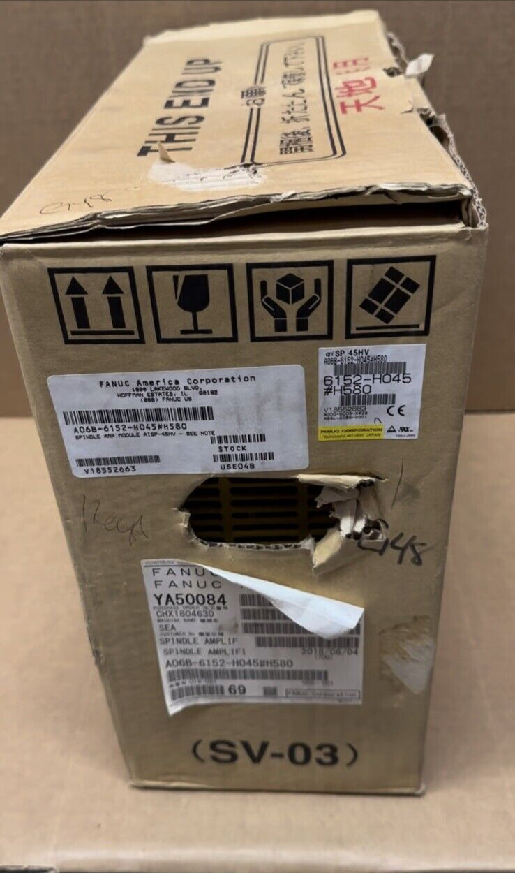 FANUC Brand New Spindle Amplifier A06B-6152-H045#H580 US Seller NDA Available