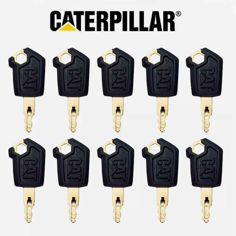 10PCS Heavy Equipment Key Set Ignition Keys for CAT Caterpillar New 5P8500