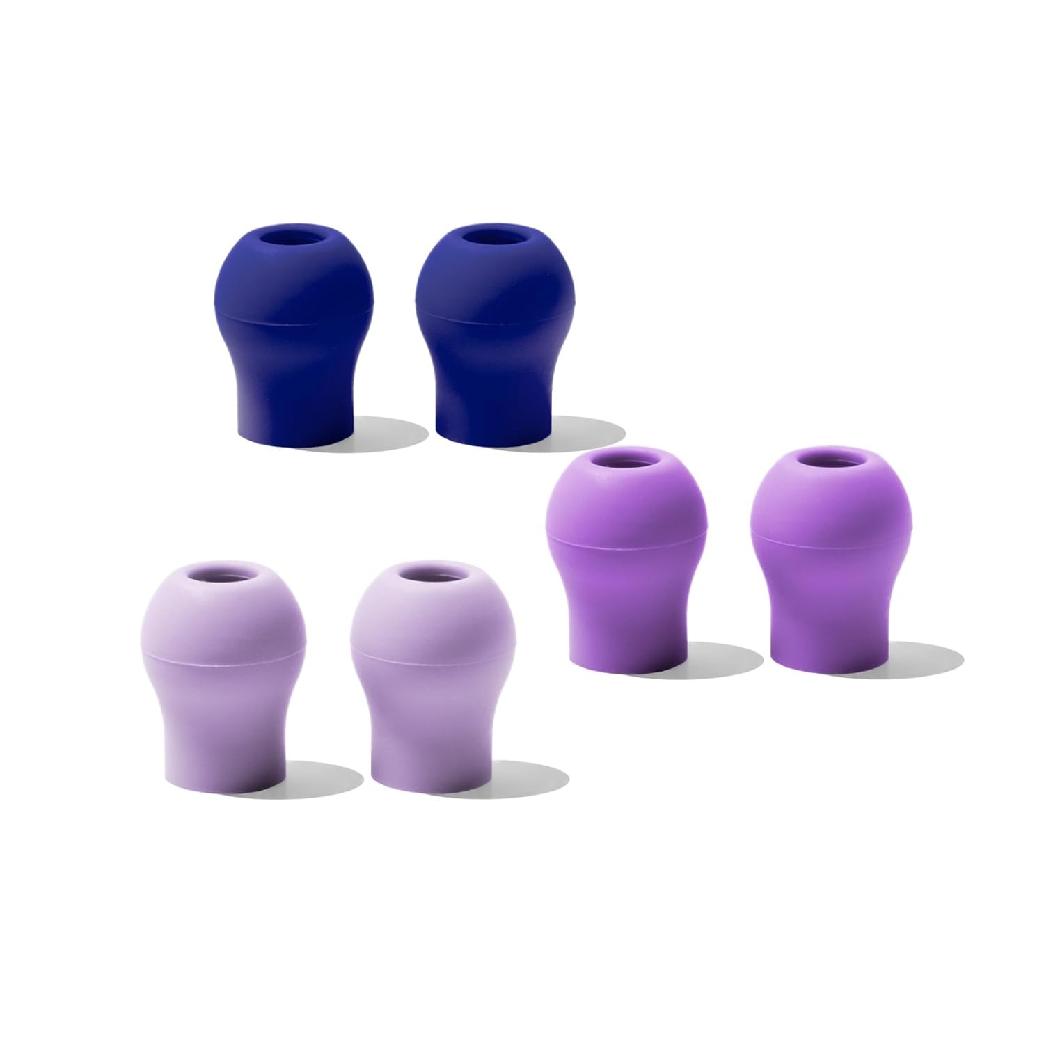 Eko CORE 500™ Digital Stethoscope Rubber Ear Tips – 6 Pairs Bloom Collection