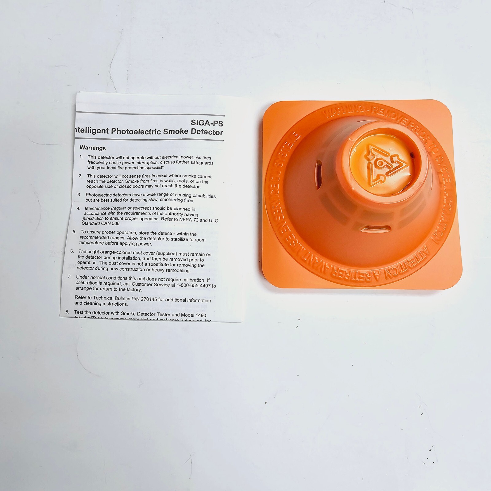 EST SIGA-PS Intelligent Photoelectric Smoke Detector NEW