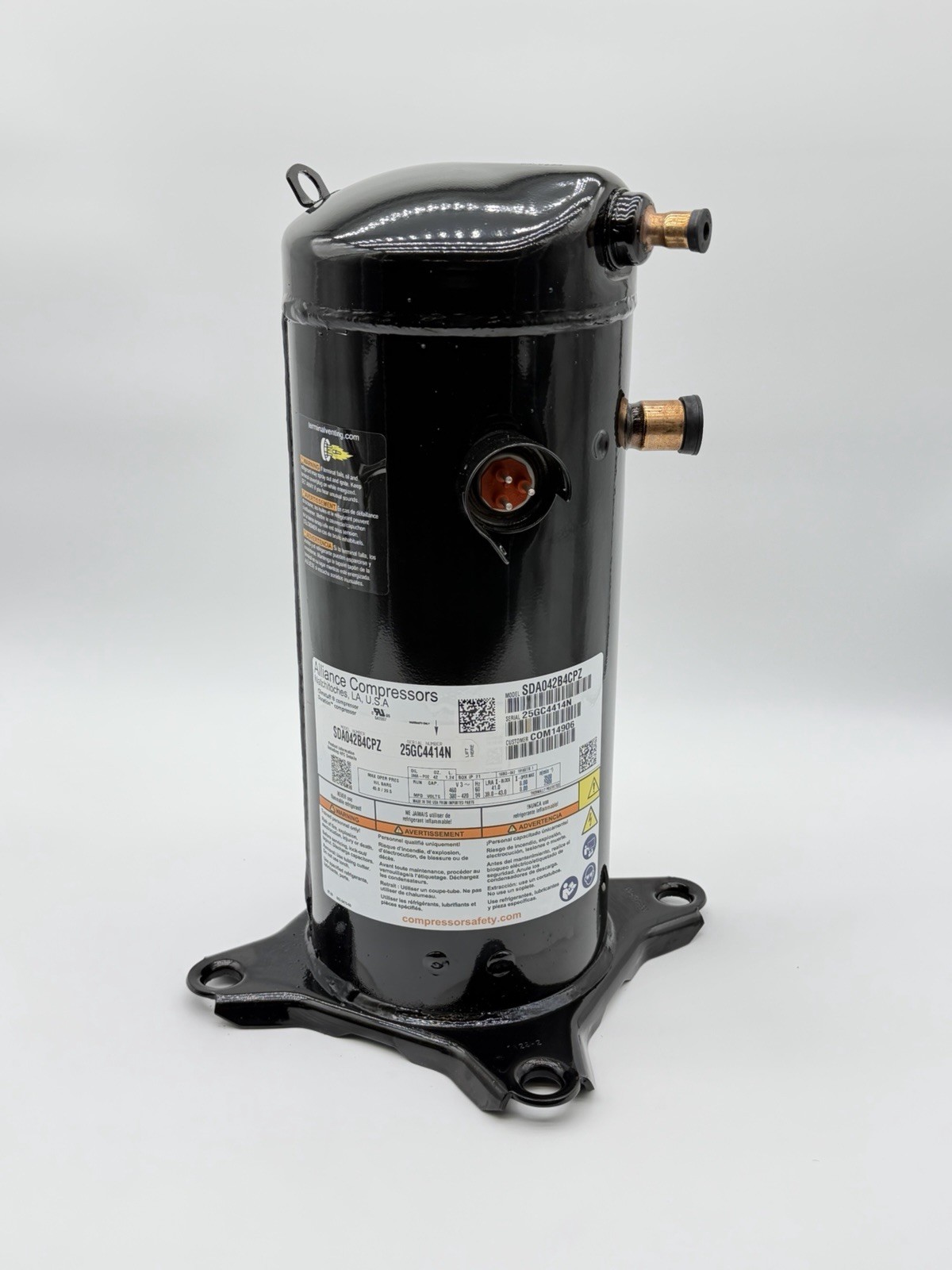 ZP42LXE-TFD-833 3.5 TON R410A 460V 3PH ZP42LXE-TFD-800 ZP42K6E-TFD ZP42K5E-TFD