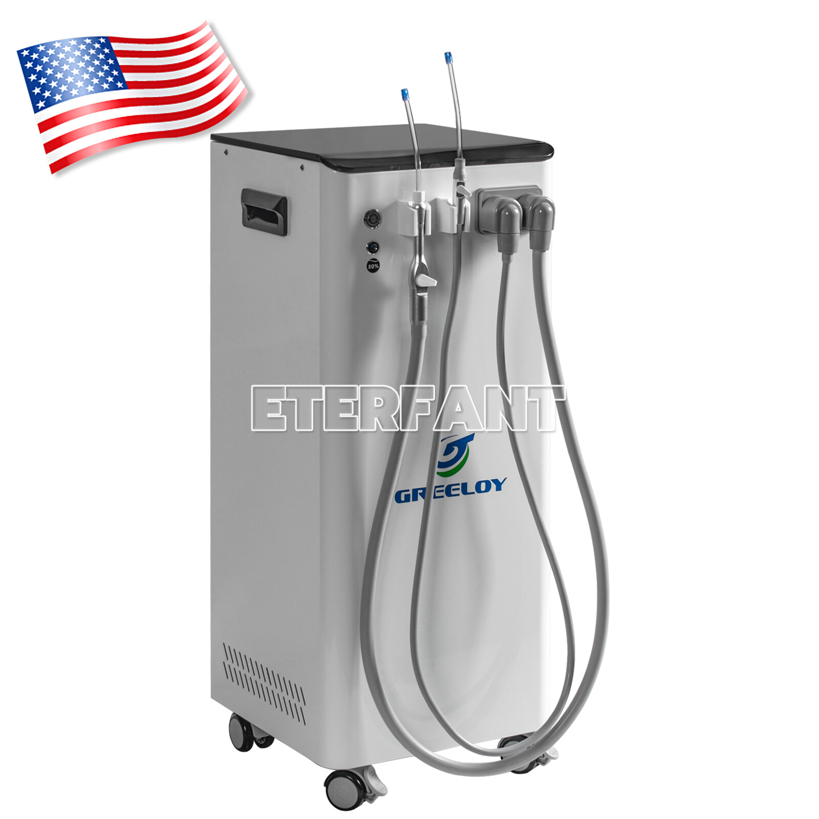 Dental Delivery Unit System/Treatment Cart/Unit with Air Compressor/Suction Unit