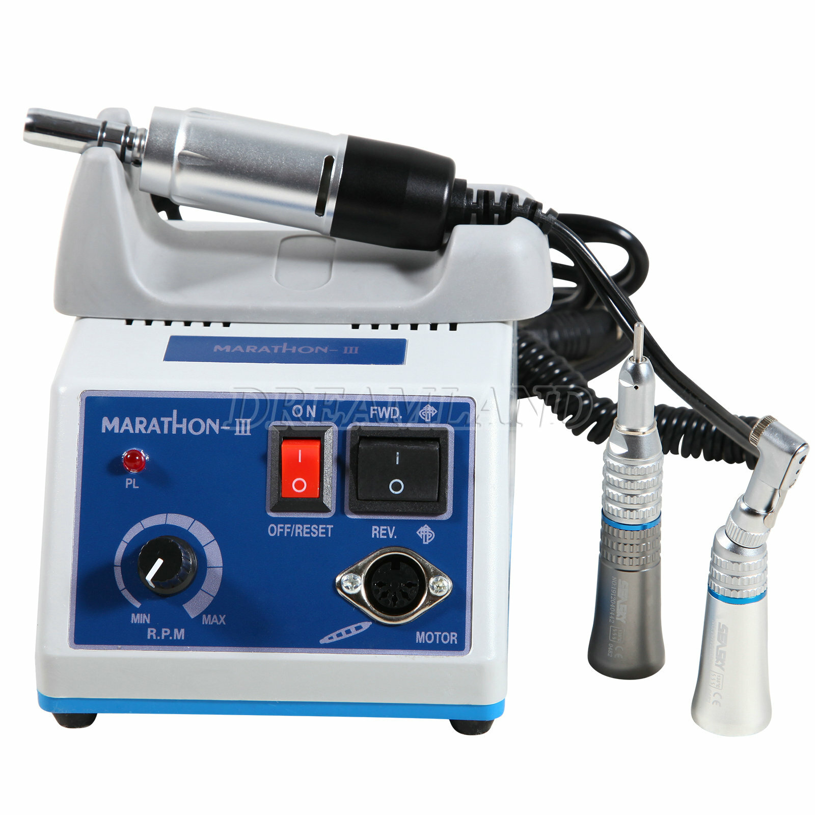 Dentist Lab MARATHON Handpiece 35K RPM Electric Micromotor Polisher Bur Drill OR