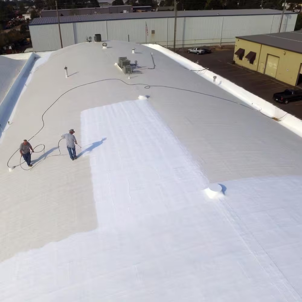 5 Gal. White Maximum-Stretch Rubber and Acrylic Reflective Roof Coating