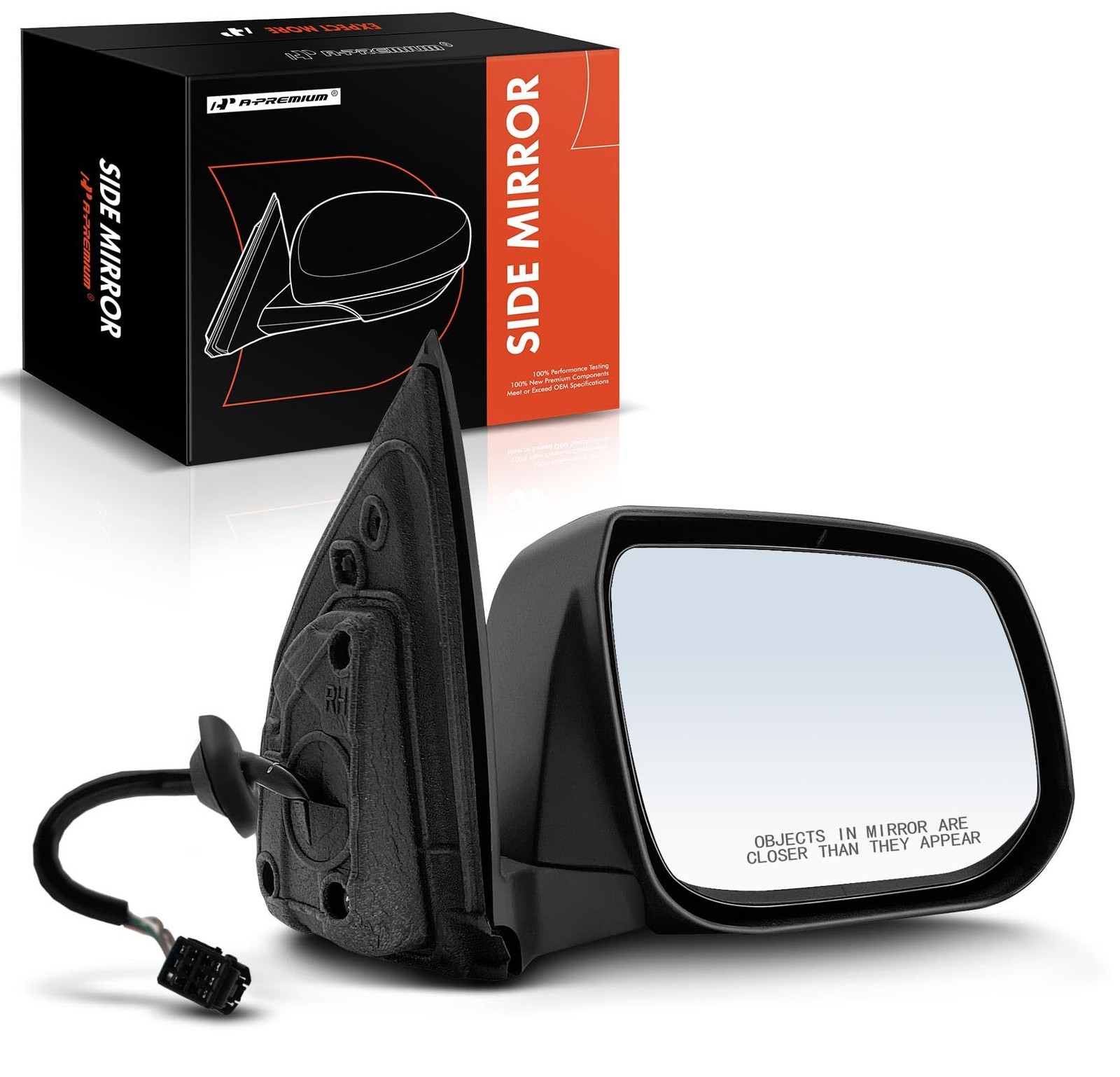 Pass Side Power Mirror Heated Folding for Chevy Colorado GMC Canyon 17-22w/Blind