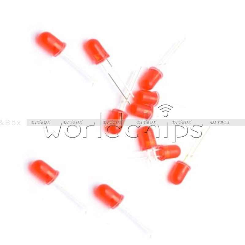 100/500/1000PCS 3mm White Green Red Blue Yellow LED Light Bulb Emitting Diode