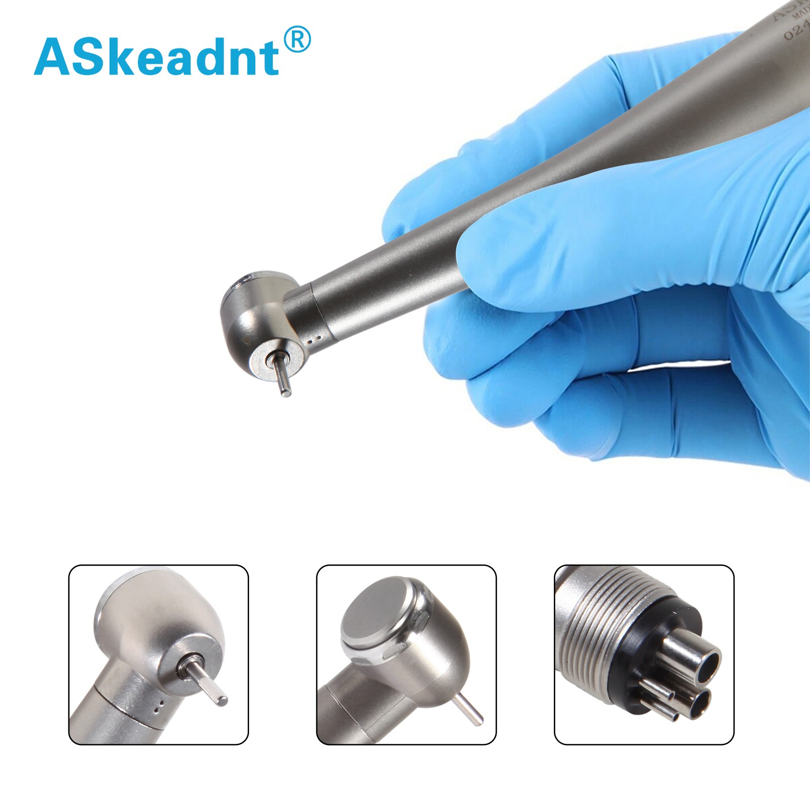 10pcs NSK PANA MAX Style Dental High Speed Handpiece Push Button 4 Holes Midwest