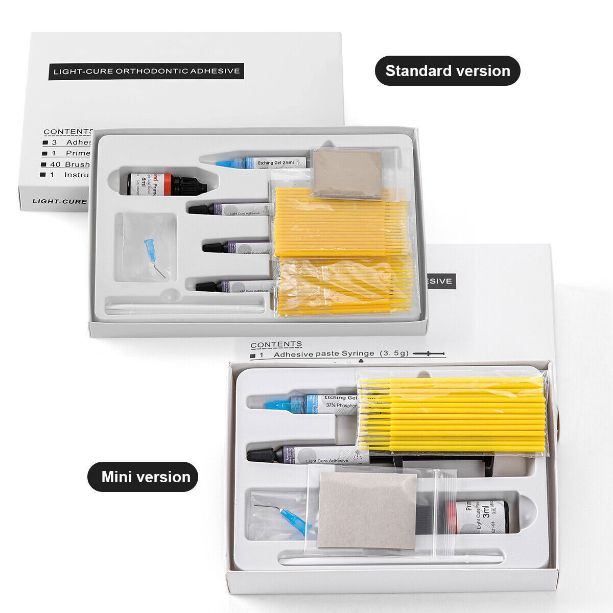 Dental Bracket Braces Glue Ortho Bonding Light Cure Resin Composite Kit
