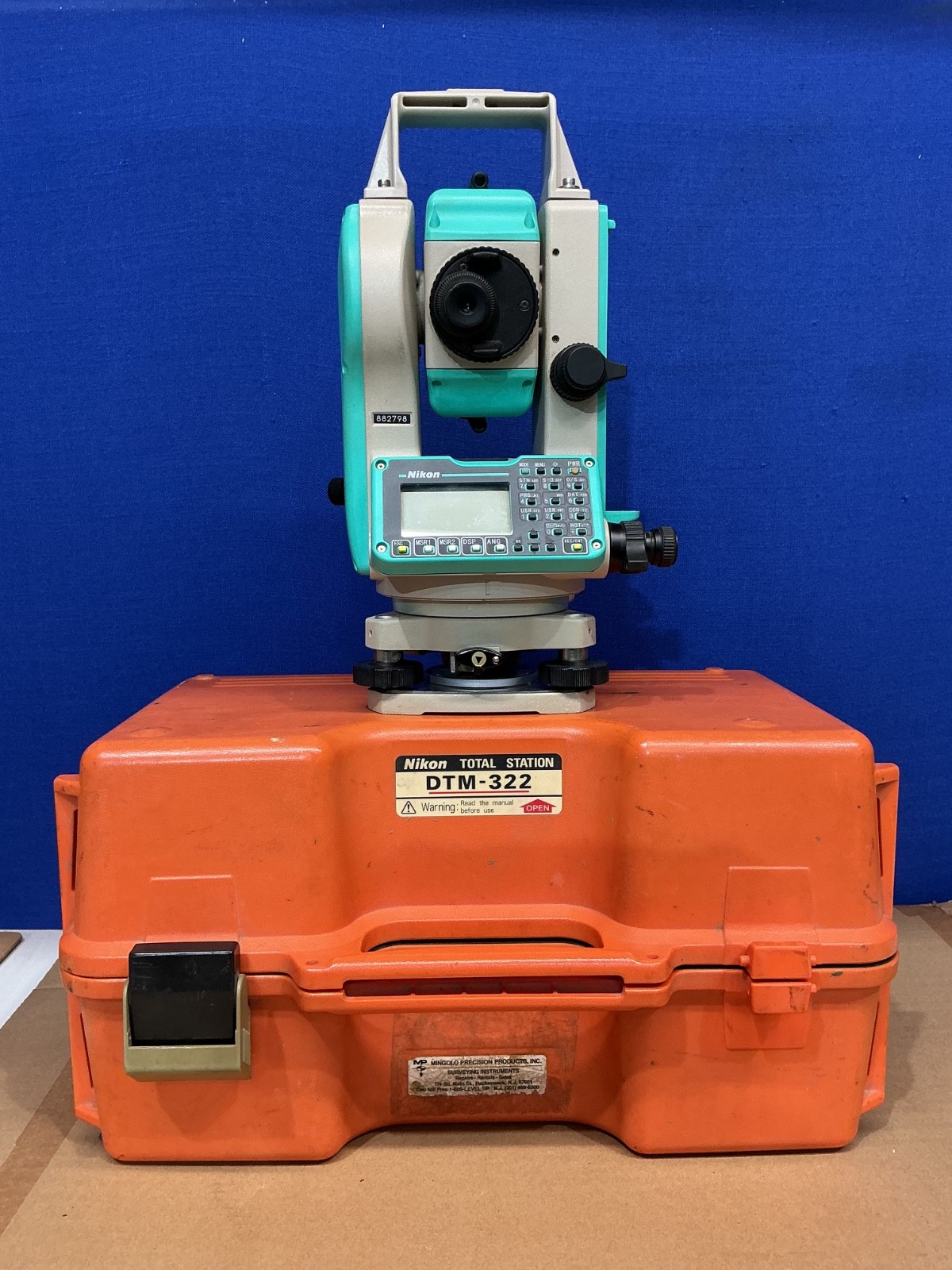 Clean Nikon DTM-322 Total Station Powers Up Error Message *READ*