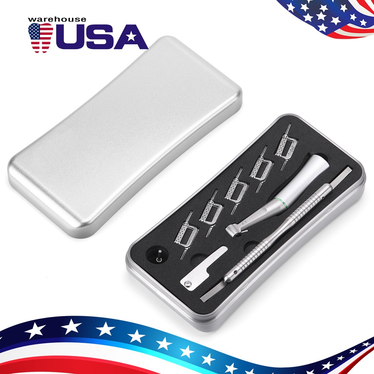 AZDENT Dental 4:1 Reduction Contra Angle Handpiece IPR Interproximal Strips