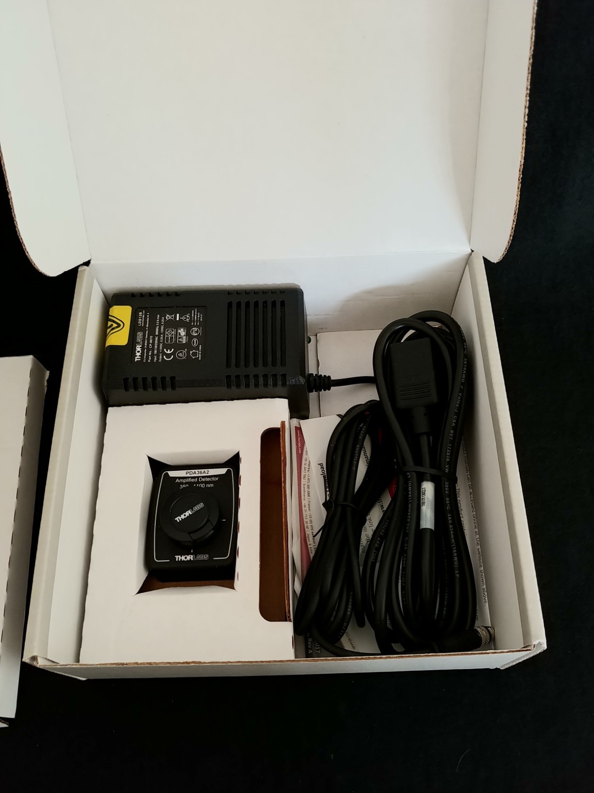 Thorlabs PDA36A2 Si Switchable Gain Detector, 350-1100 nm, 12 MHz BW, 13 mm²