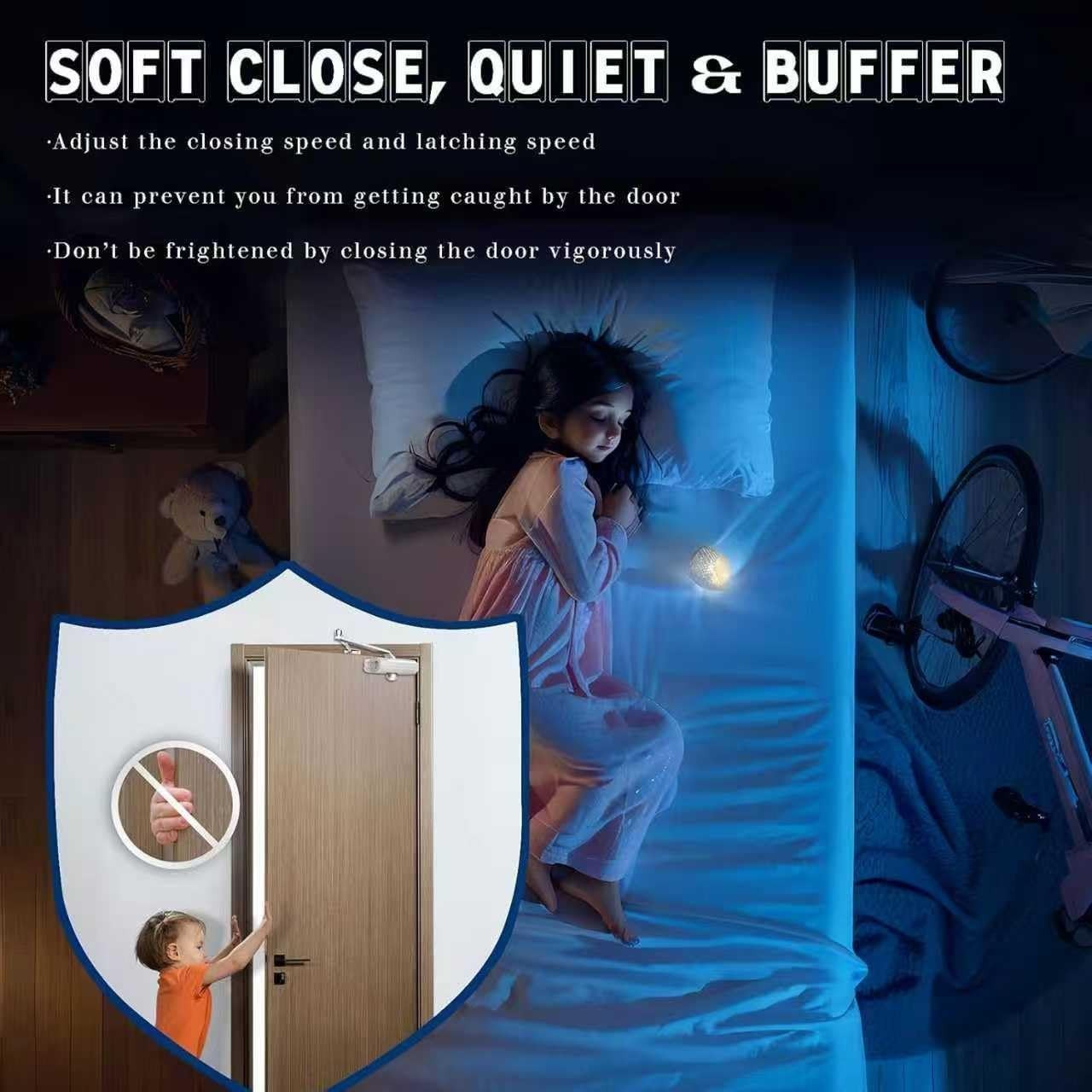 Heavy Duty Automatic Door Closer, Self Closing Hydraulic Door Closer, Soft Close