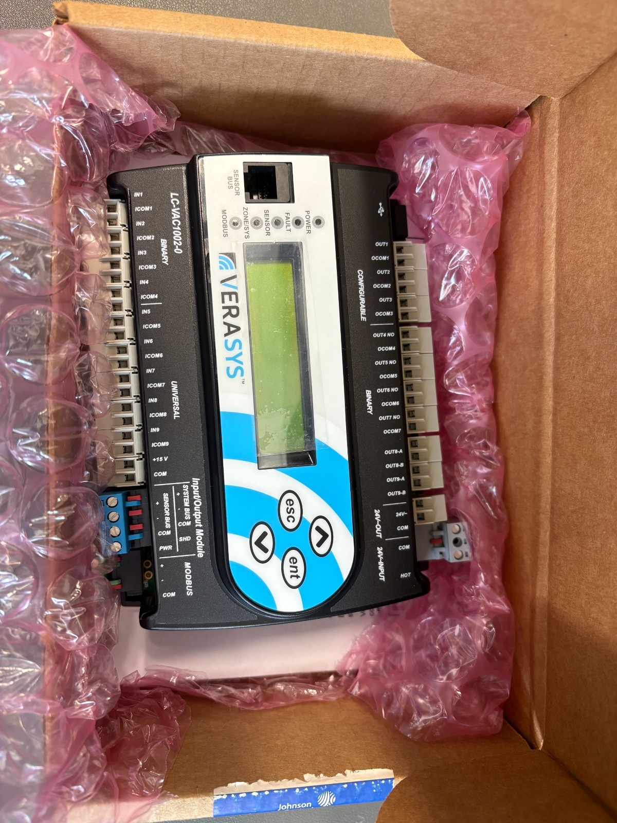 JOHNSON CONTROLS VERASYS VAC CONTROLLER LC-VAC1002-0
