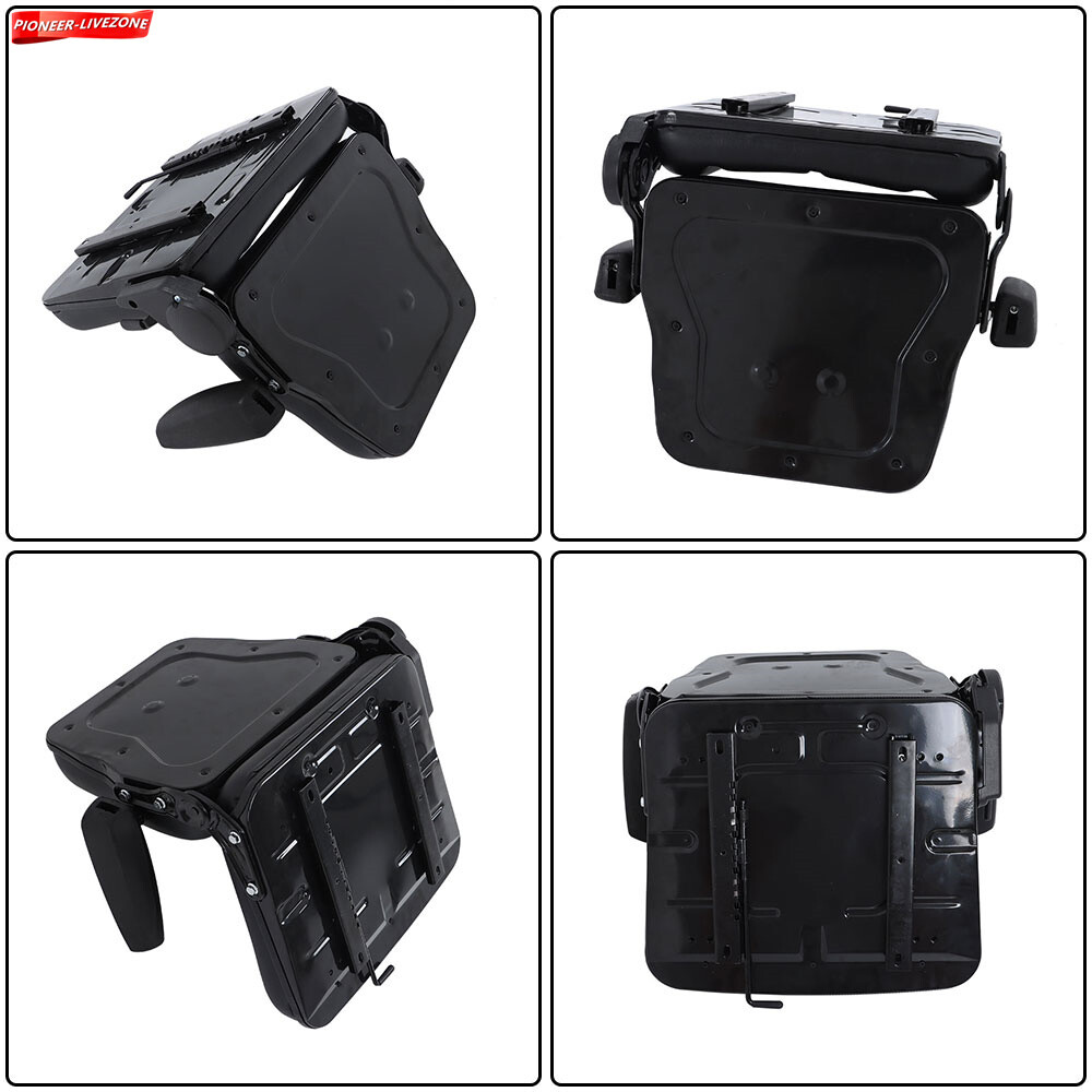 Lawn Mower Universal Fold Down Forklift Seat Armrest Tractor Skid Loader Seat