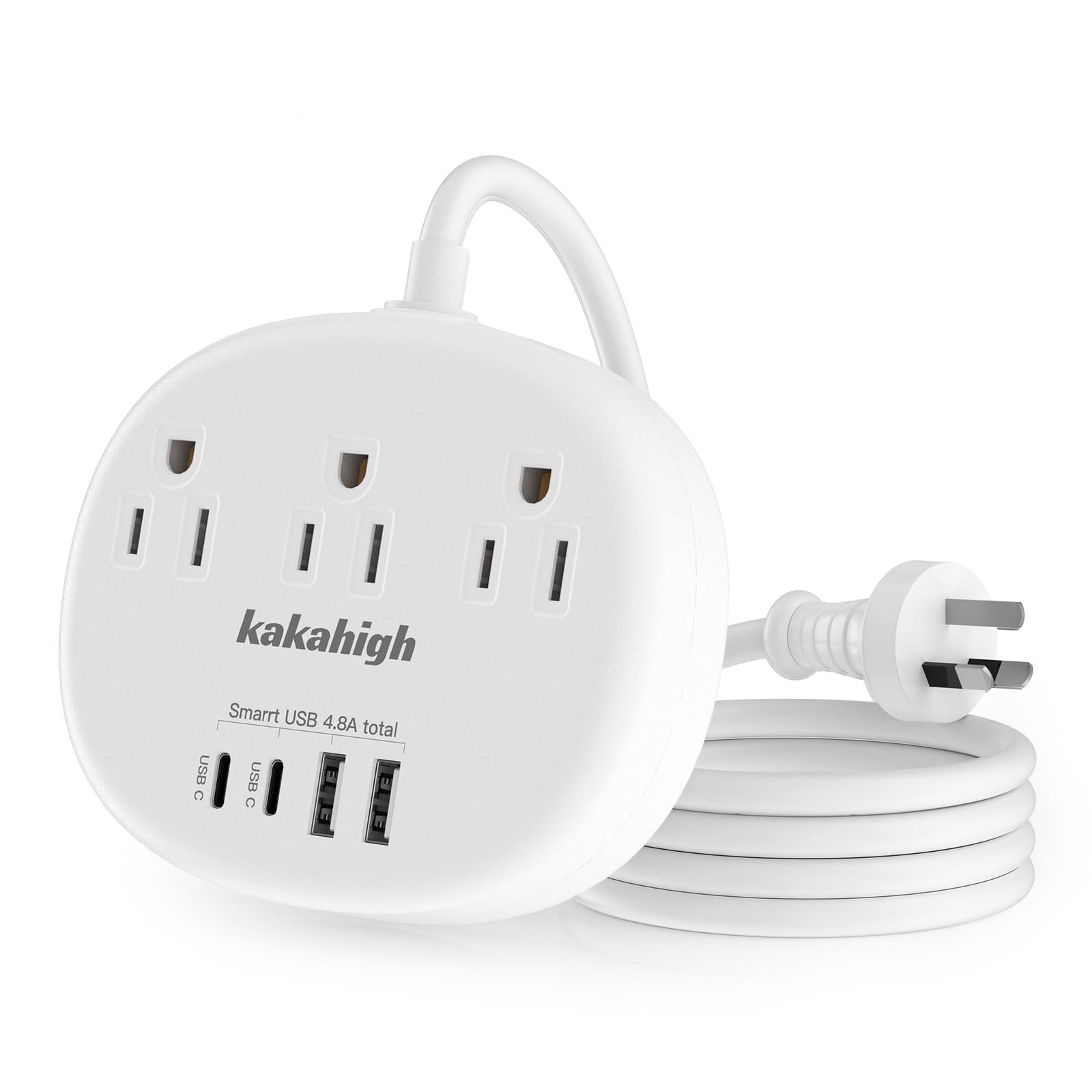 Australia Power Plug Adapter, New Zealand Power Adapter with 3 American Outle…