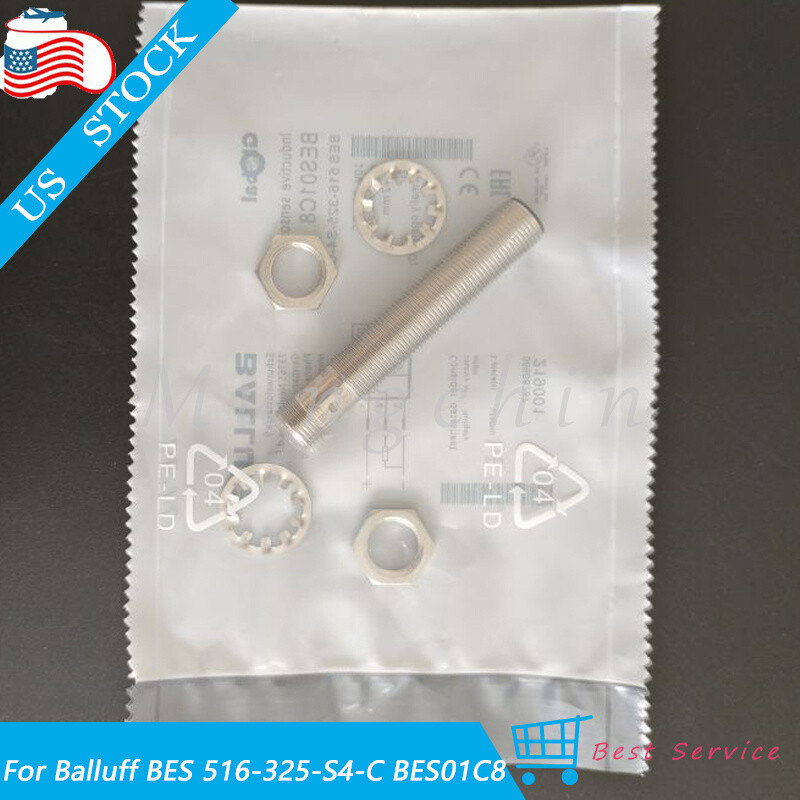 For Balluff BES 516-325-S4-C BES01C8 Inductive Proximity Sensor PNP 10-30VDC 2mm