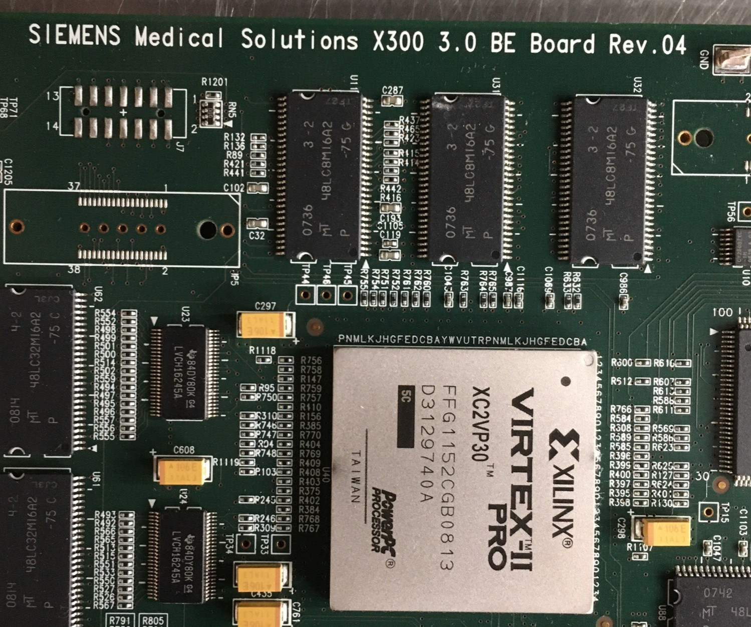 Siemens 10348317 Rev 07 3.0 BE Board Assembly from a Acuson X300 Premier