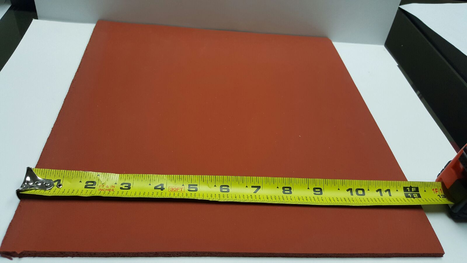 SILICONE SPONGE RUBBER ADHESIVE ONE SIDE 1/8 THK X12″X12″ SHEET HIGH TEMP