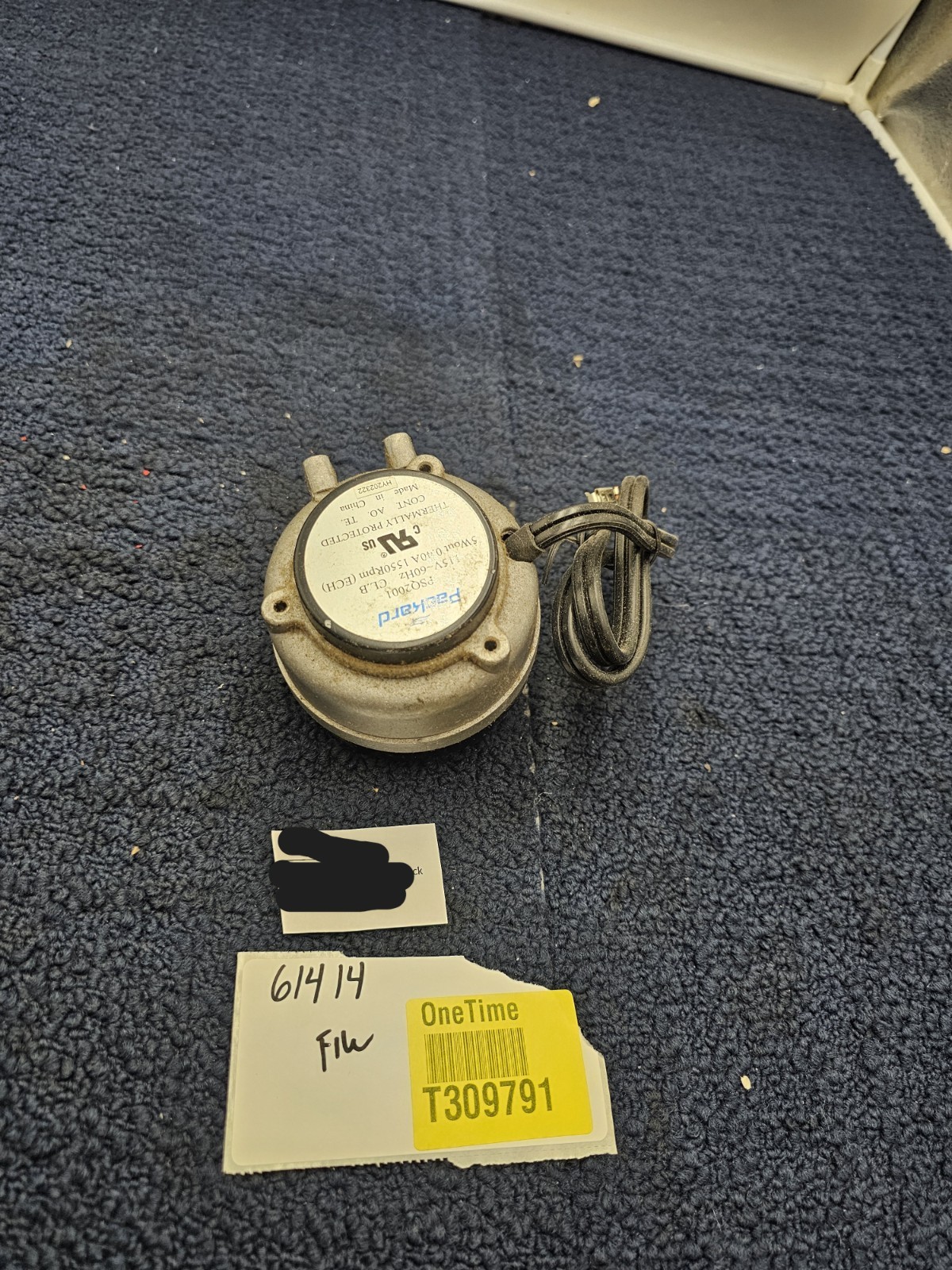 Packard PSQ2001 Unit Bearing Motor Shaded Pole Motor 115V 60Hz CLB 5W 0.40A