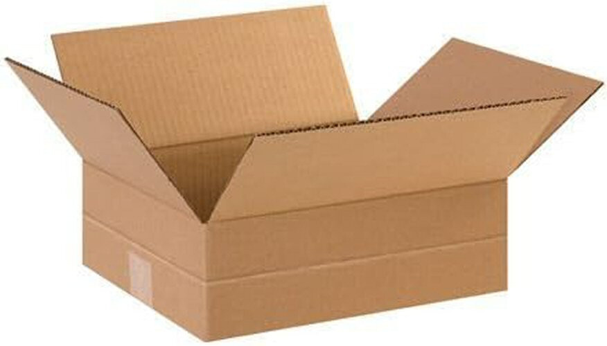 25 12″ x 10″ x 4″ Multi-Depth Corrugated Boxes