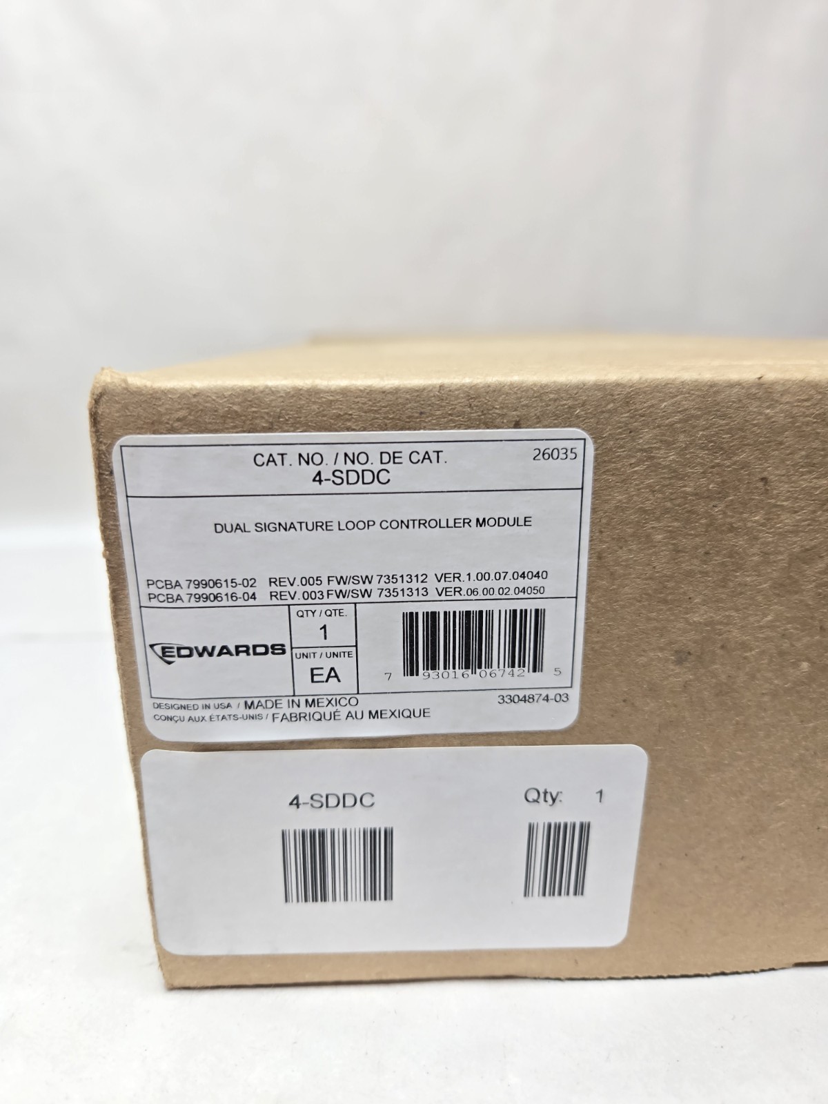 Edwards EST 4-SDDC Dual Signature Loop Controller Card For EST-4