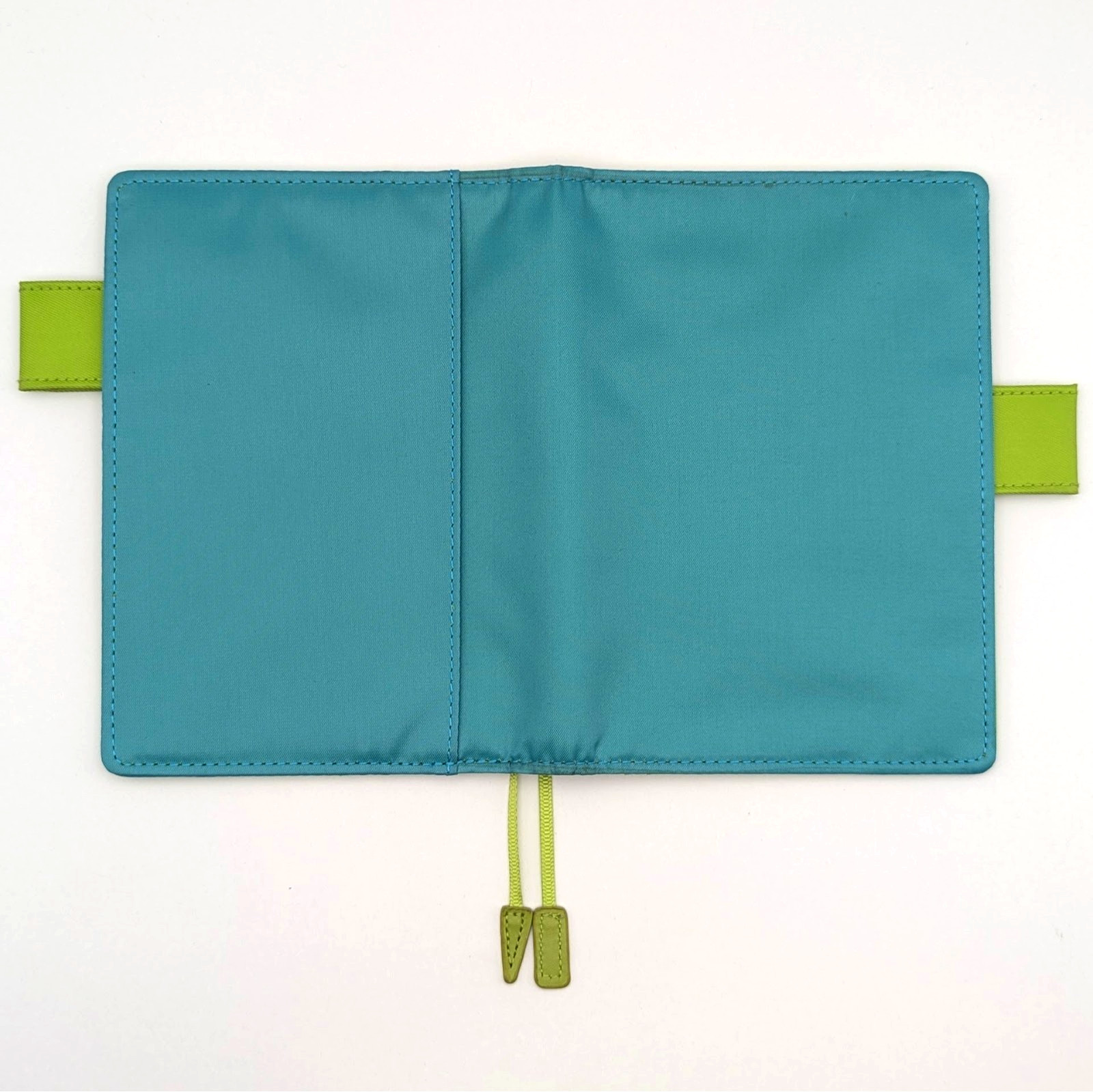 Hobonichi Cover Colors Blue Green A6 Cover on Cover Crazy Flower w/Pencil Board
