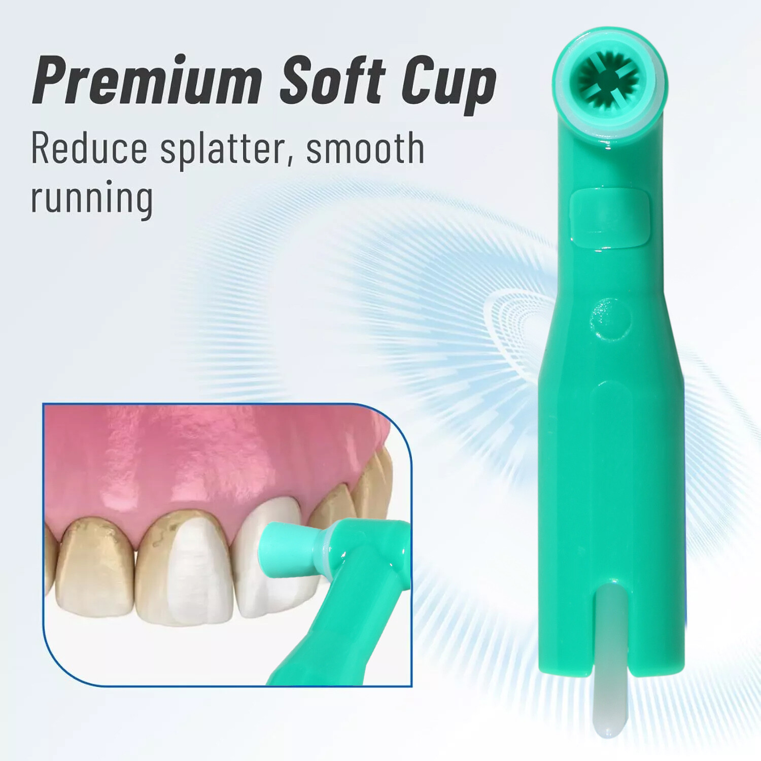 Dental Disposable Prophy Angles -Turbine Blade 90° / 105° Soft Cup Latex Free