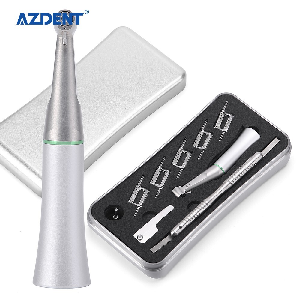 Dental 4:1 Reduction IPR Handpiece Contra Angle Interproximal Stripping Gauge