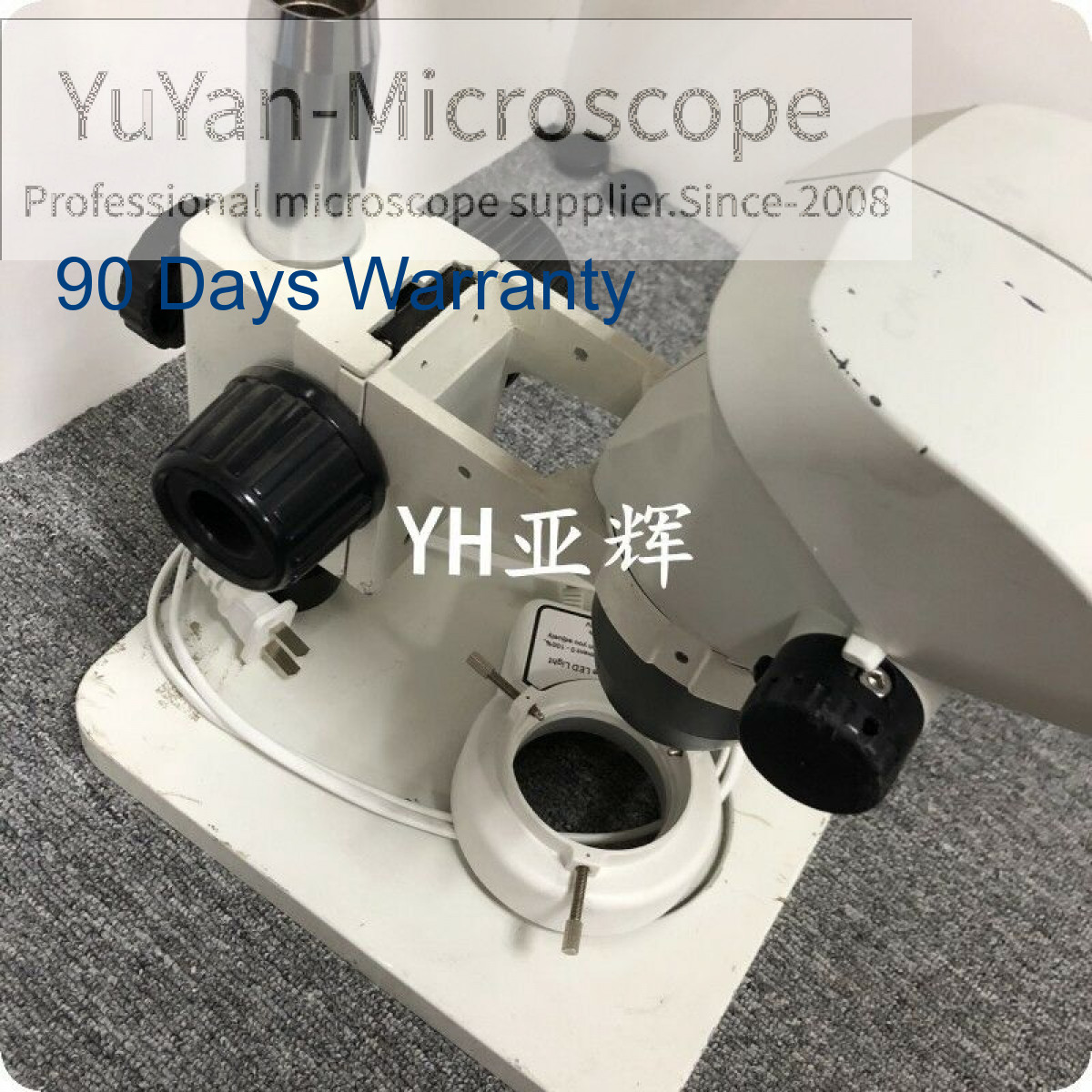 OLYMPUS SZ51 45 degree Stereo Microscope+WHSZ10X-H/22+0.5x Objective+Stand+Light