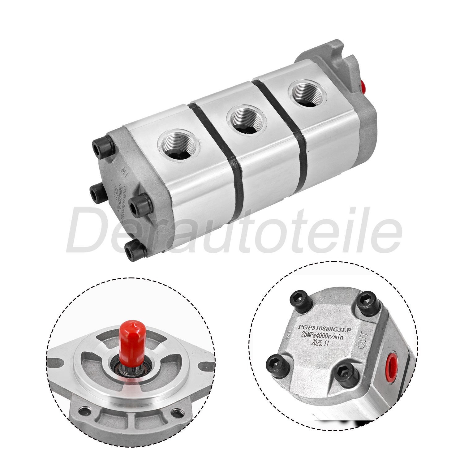 NEW FOR AGT Three-Section Hydraulic Pump Pgp510888g3lp Skid Steer Gear Pump