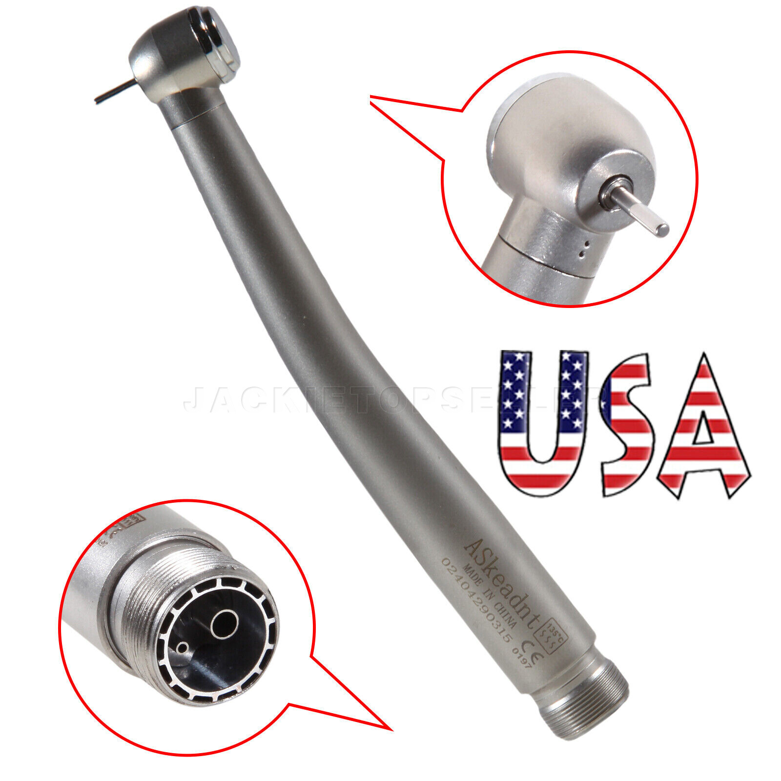 Turbina NSK PANA MAX Style Dental High Speed Handpiece Push Button 2 Hole Borden
